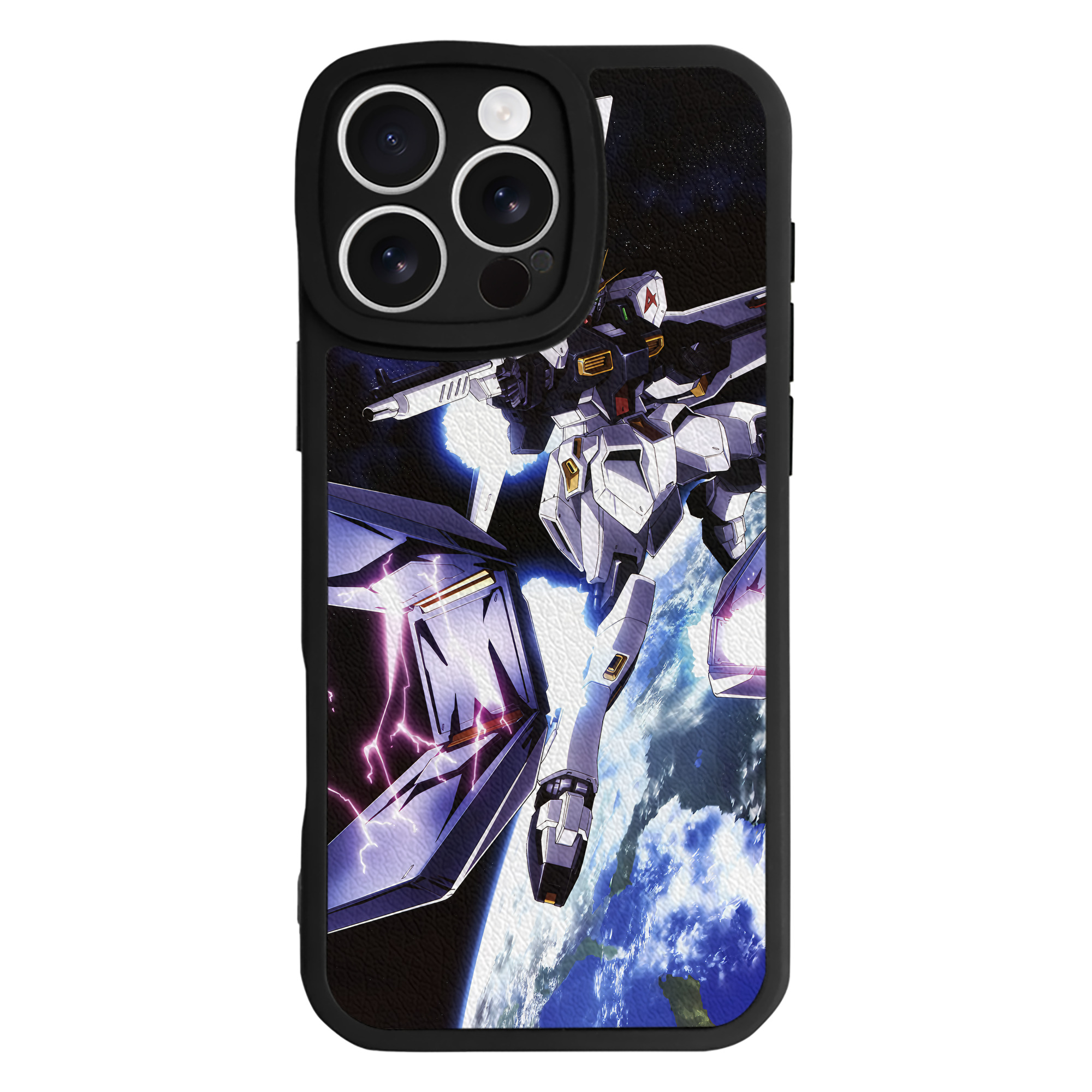 （画像用） 機動戦士ガンダム Mobile Suit Gundam 【iPhone 16シリーズ対応】シリコンスマホケース（レザー調） 材質：シリコン